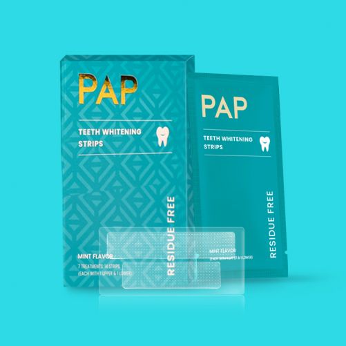 Tiras livres de resíduos de clareamento dental PAP